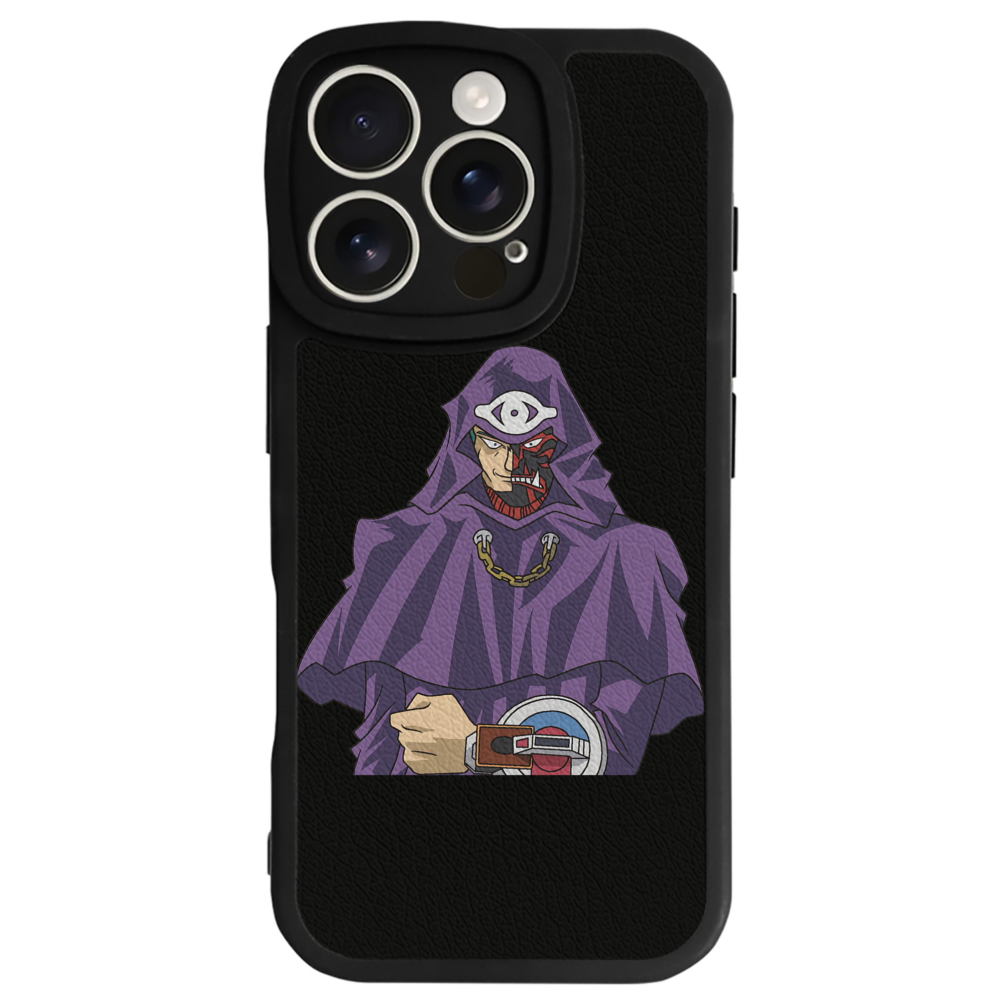 （画像用） 遊☆戯☆王 Yu-Gi-Oh! 【iPhone 16シリーズ対応】シリコンスマホケース（レザー調） 材質：シリコン
